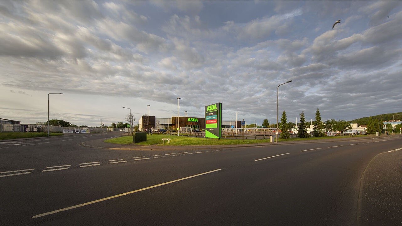 Entire Asda signage in Minworth