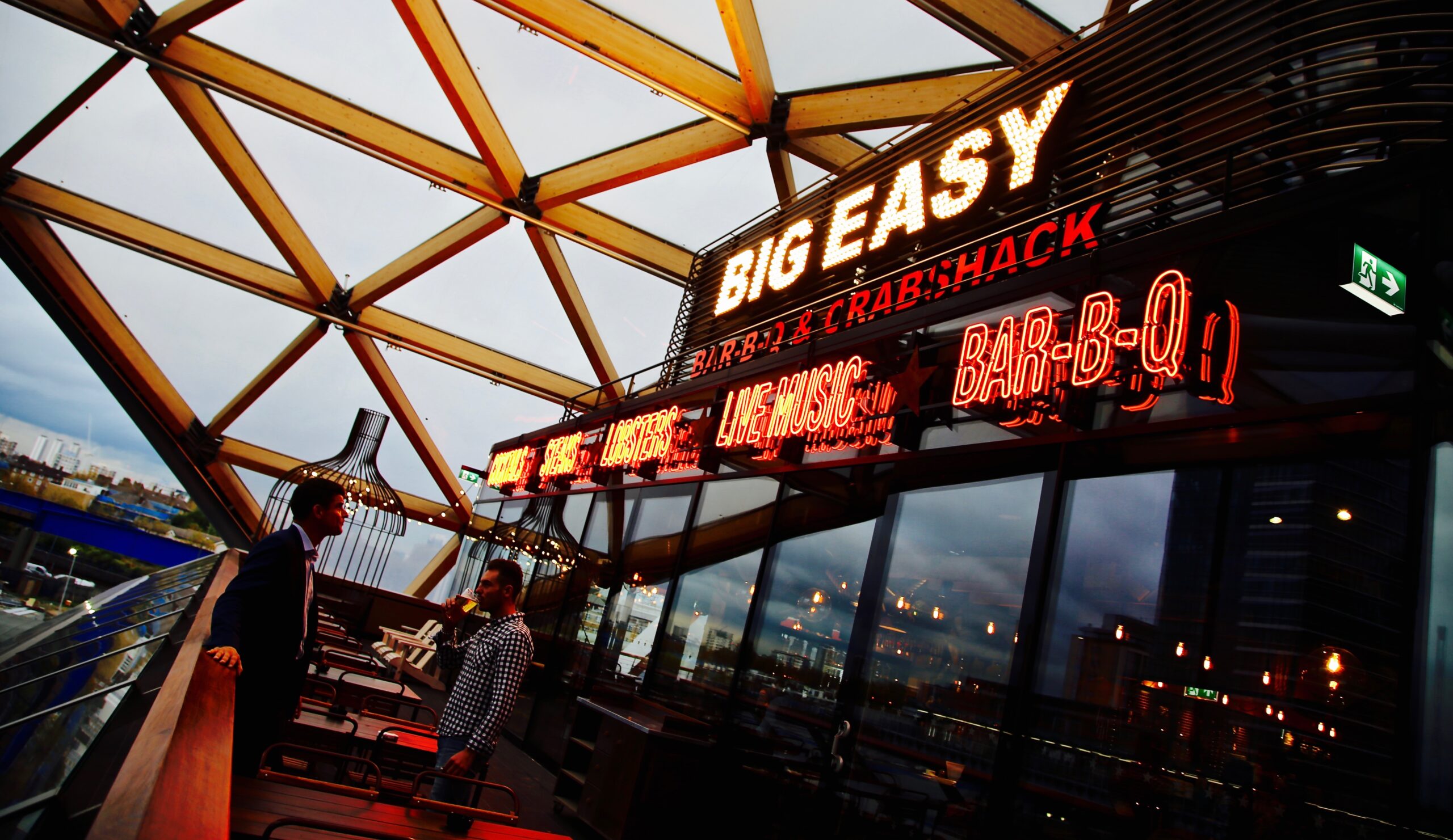 Big Easy B Restaurant - Custom Neon and backlit signage