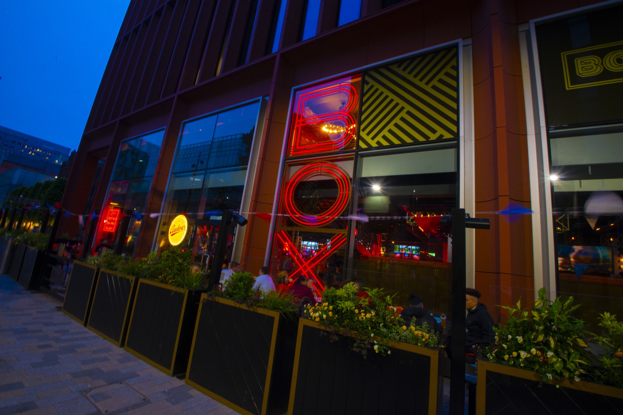 Box Neon Signage in Manchester