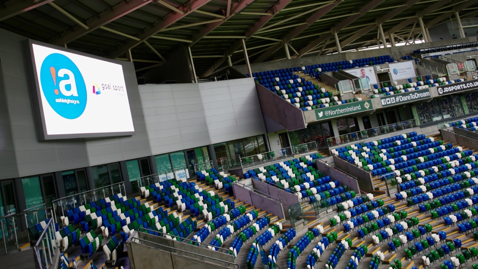 Stadium signage