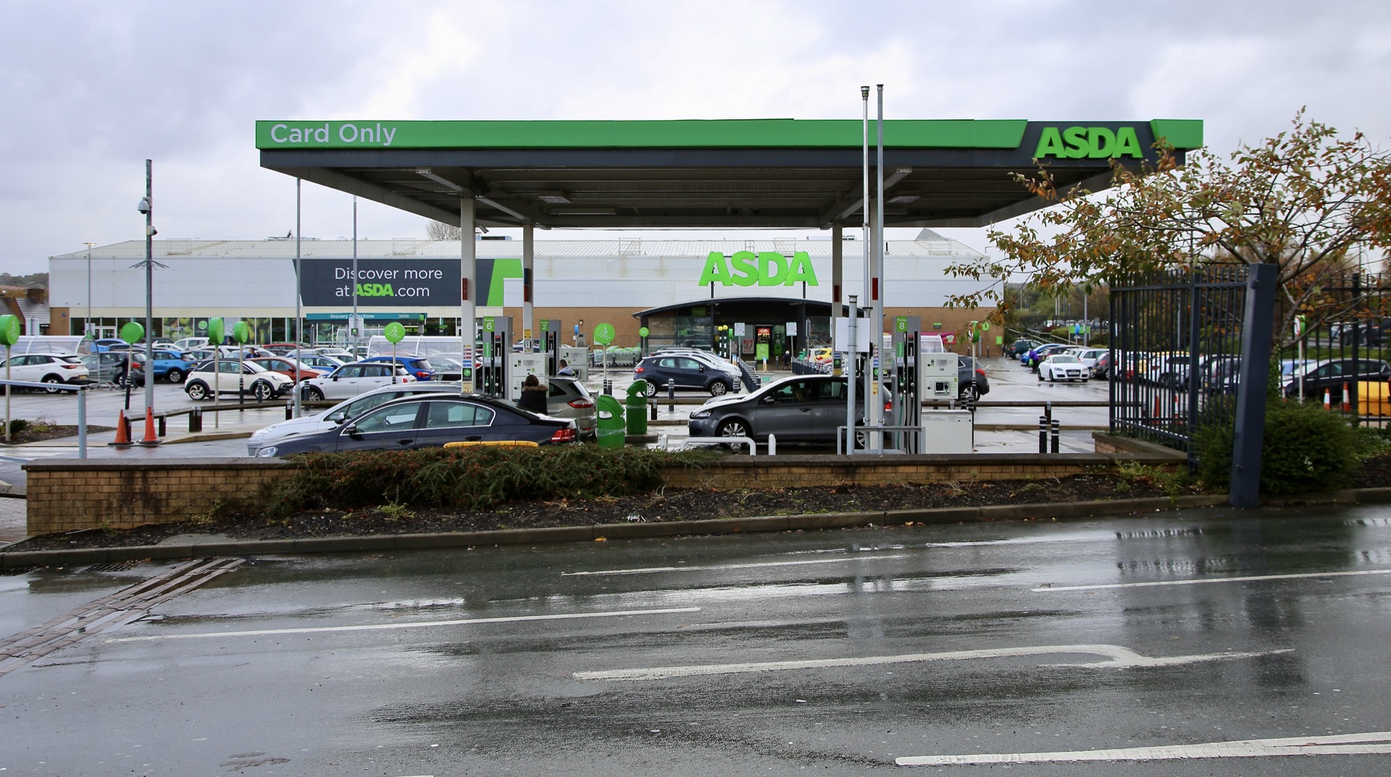 Asda petrol forecourt signs