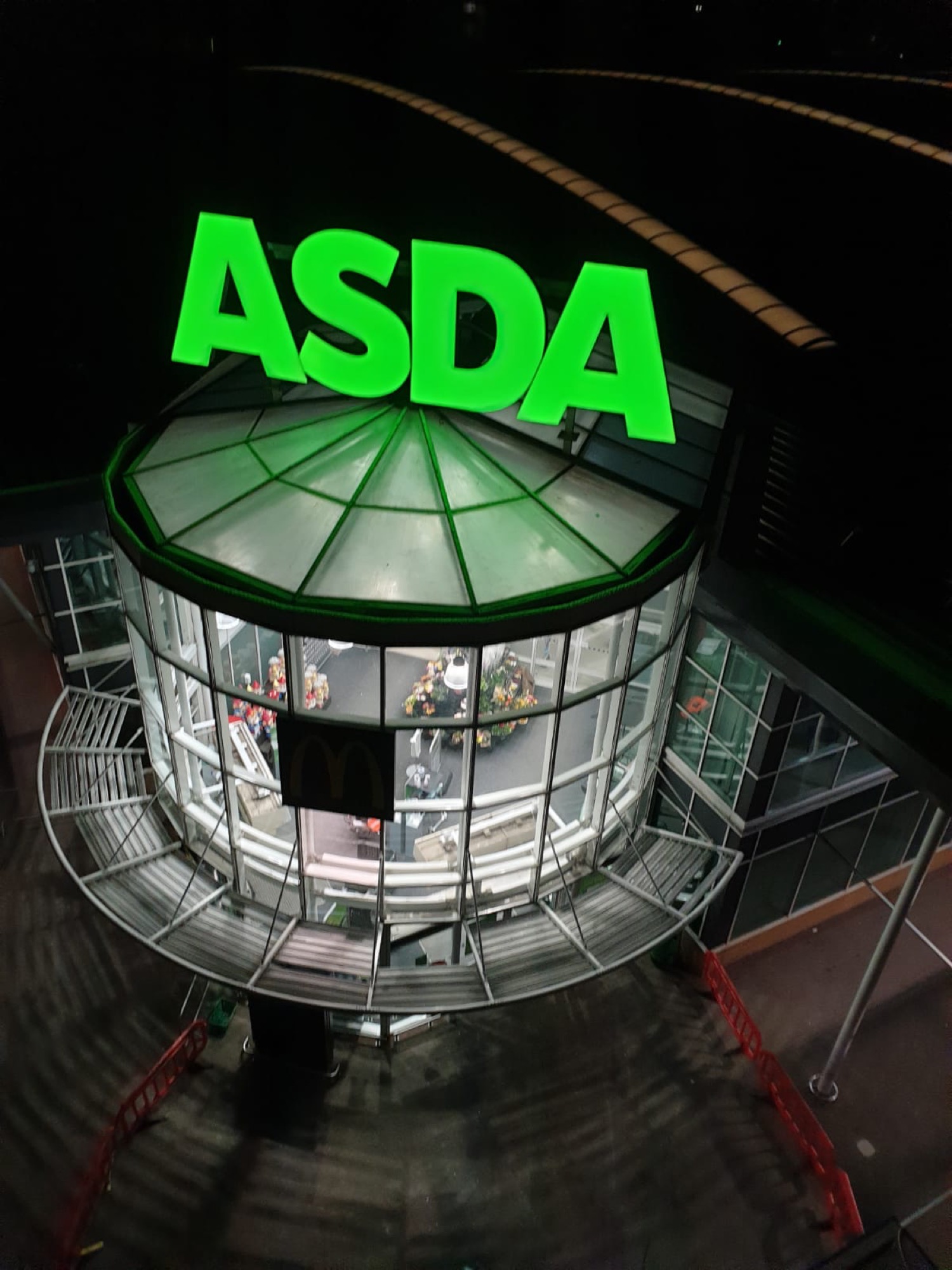 Supermarket Sign - Asda Backlit