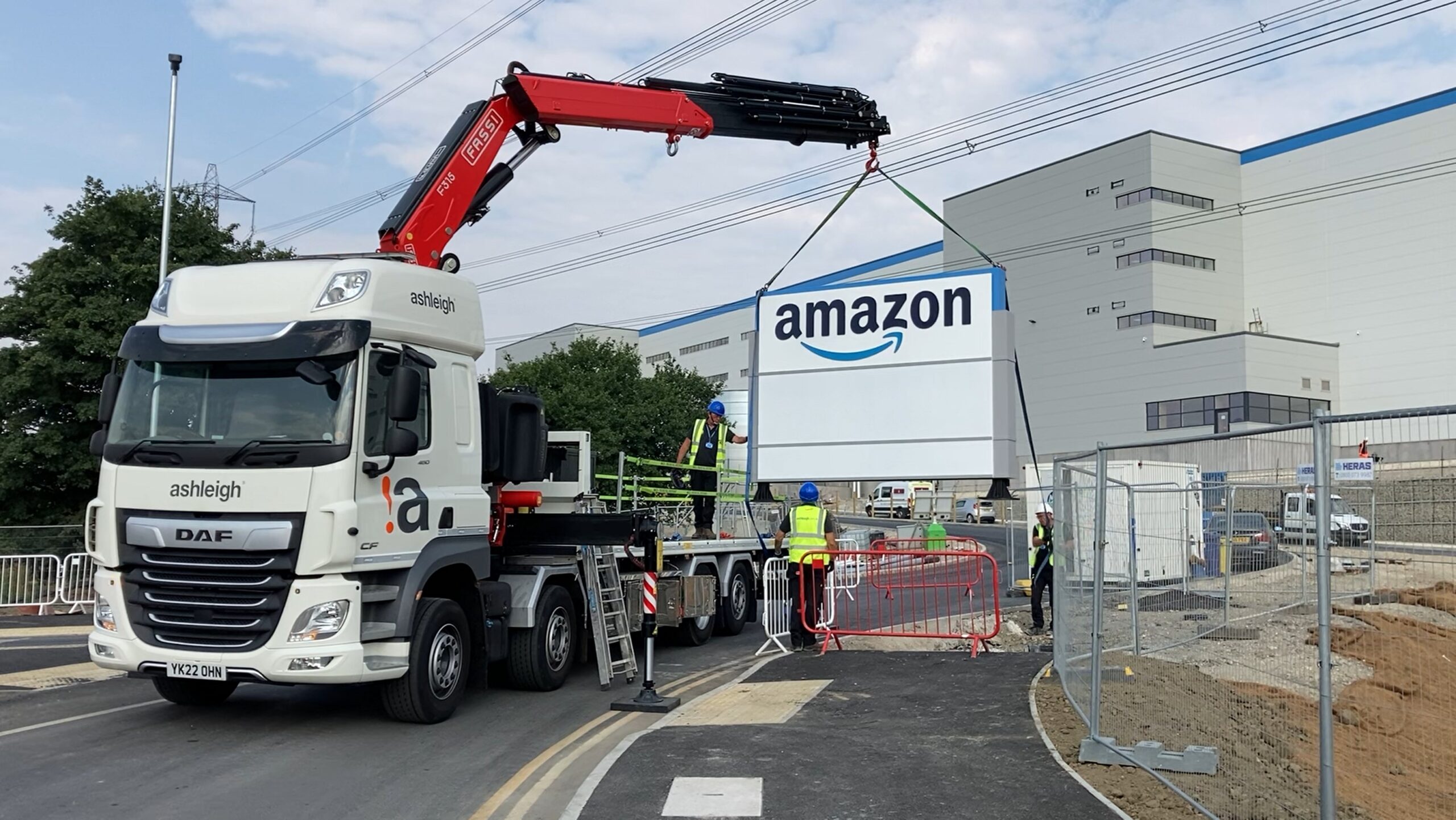 Amazon Signage Install